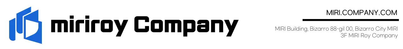 Konsep logo biru, statis, dan sederhana untuk informasi bisnis