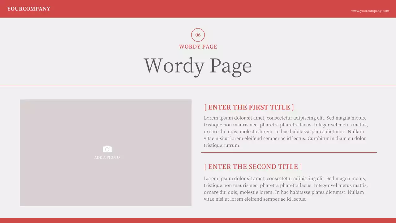 Red Modern Business Presentation