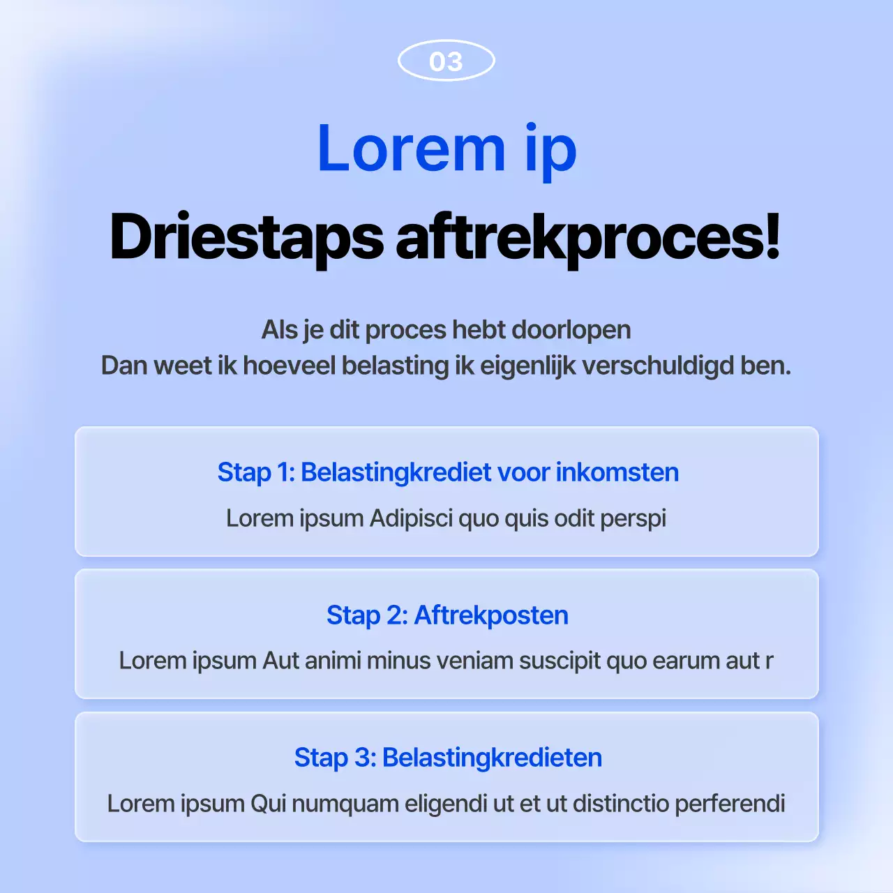 Promoot opruimen aan het einde van het jaar in blauw en lichtblauw.