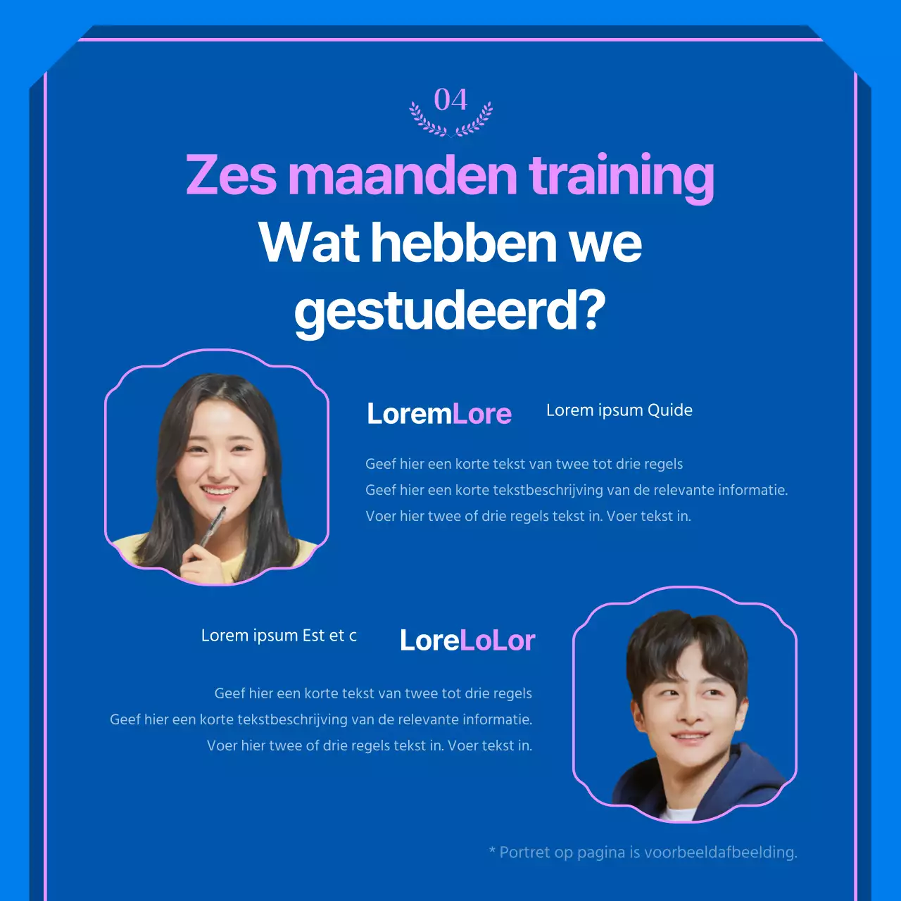 Een kitscherige blauw met gele afwerkpaal