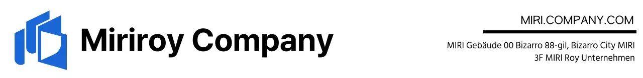 Blaues, statisches und einfaches Logo-Konzept Geschäftsinformationen