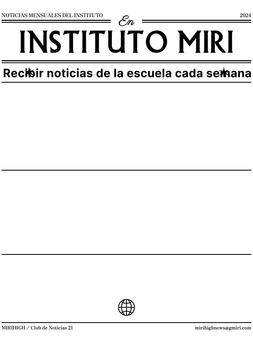 Diseño de portada al estilo de los periódicos