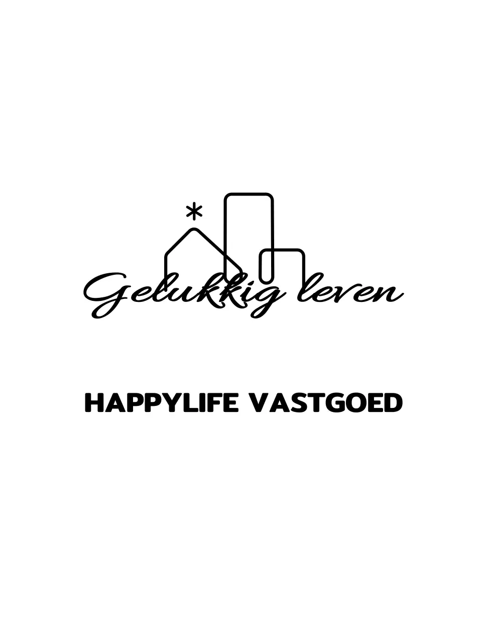 Eenvoudig concept onroerend goed met zipline-illustraties