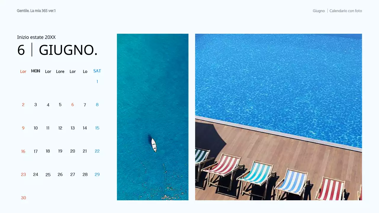 Un calendario GoodNote di tendenza in bianco e grigio