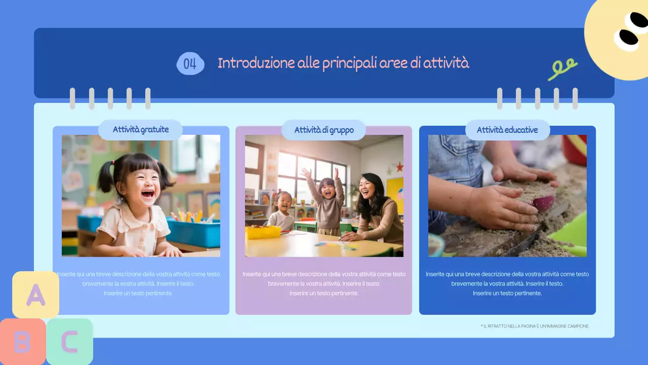 Guida al reclutamento di bambini blu e rosa nella scuola dell'infanzia