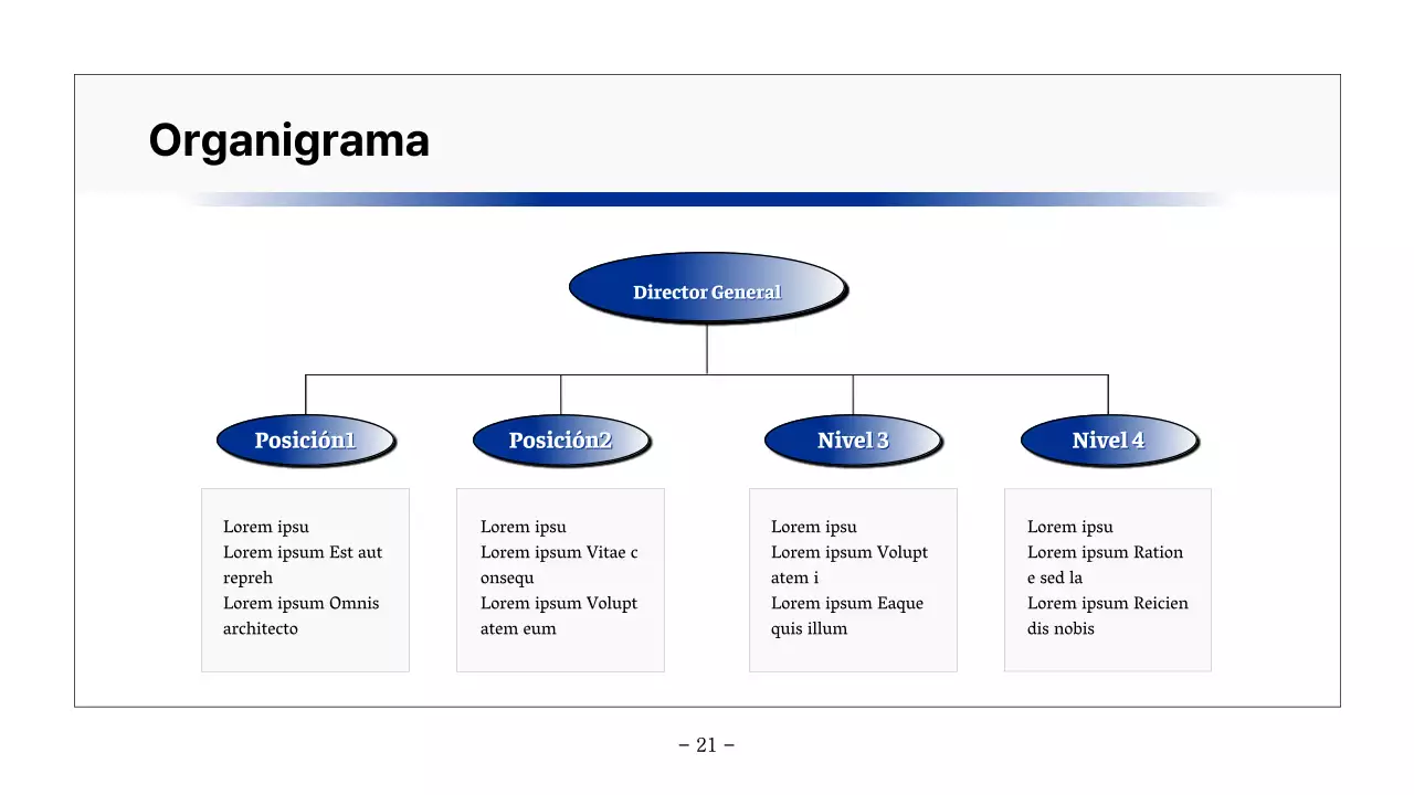 Informe básico imprimible en azul marino y gris