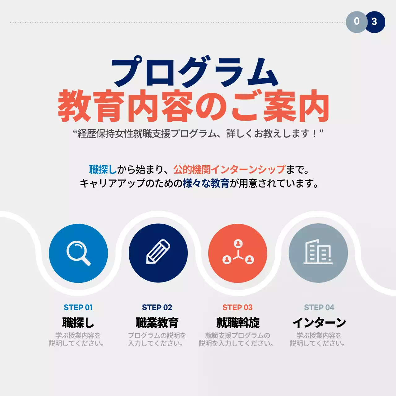 白 モダン キャリア プラン Instagram カルーセル