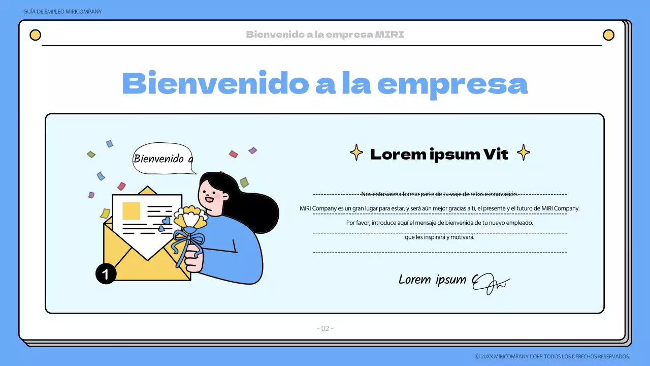 Materiales de formación del libro de embarque azul y amarillo