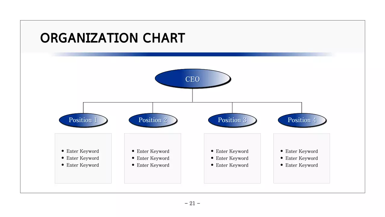 Basic printable report in navy blue and gray