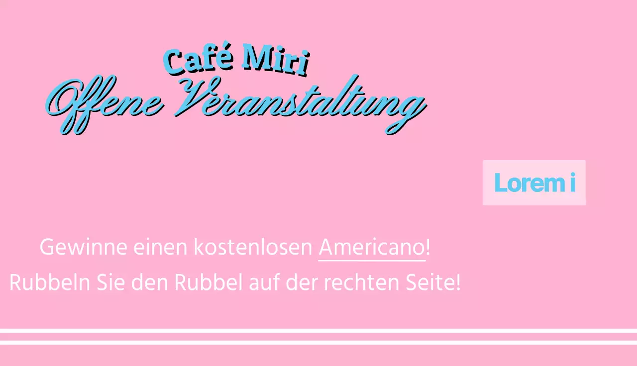 Emotionales Bild mit rosa kursiver Schrift auf natürlichem Hintergrund