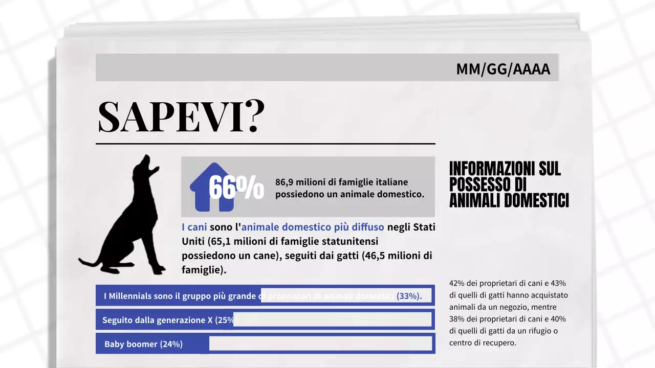 Rapporto d'affari a tema giornale classico blu e nero