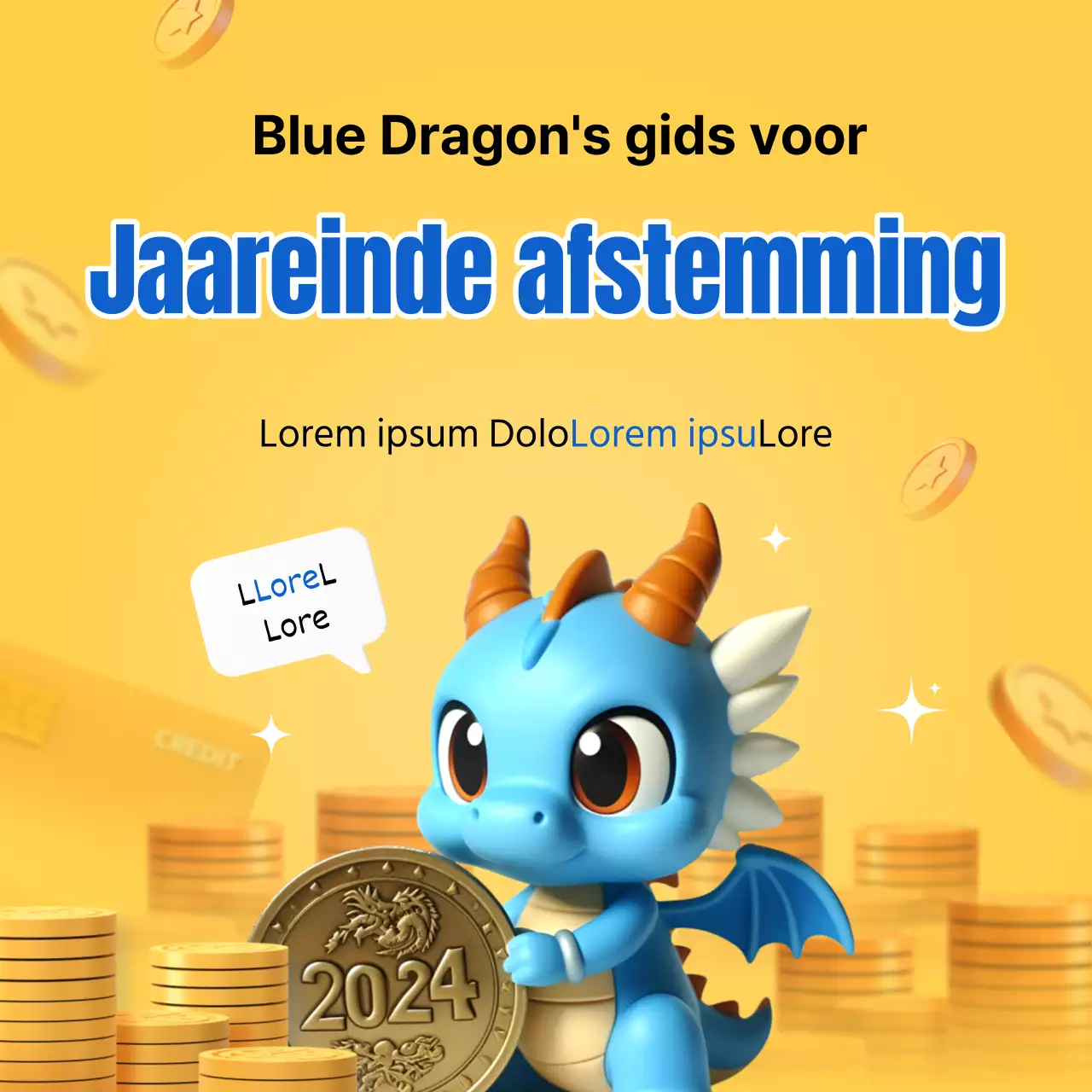 Eindejaarsafrekening voor het Jaar van de Gele Draak 2024