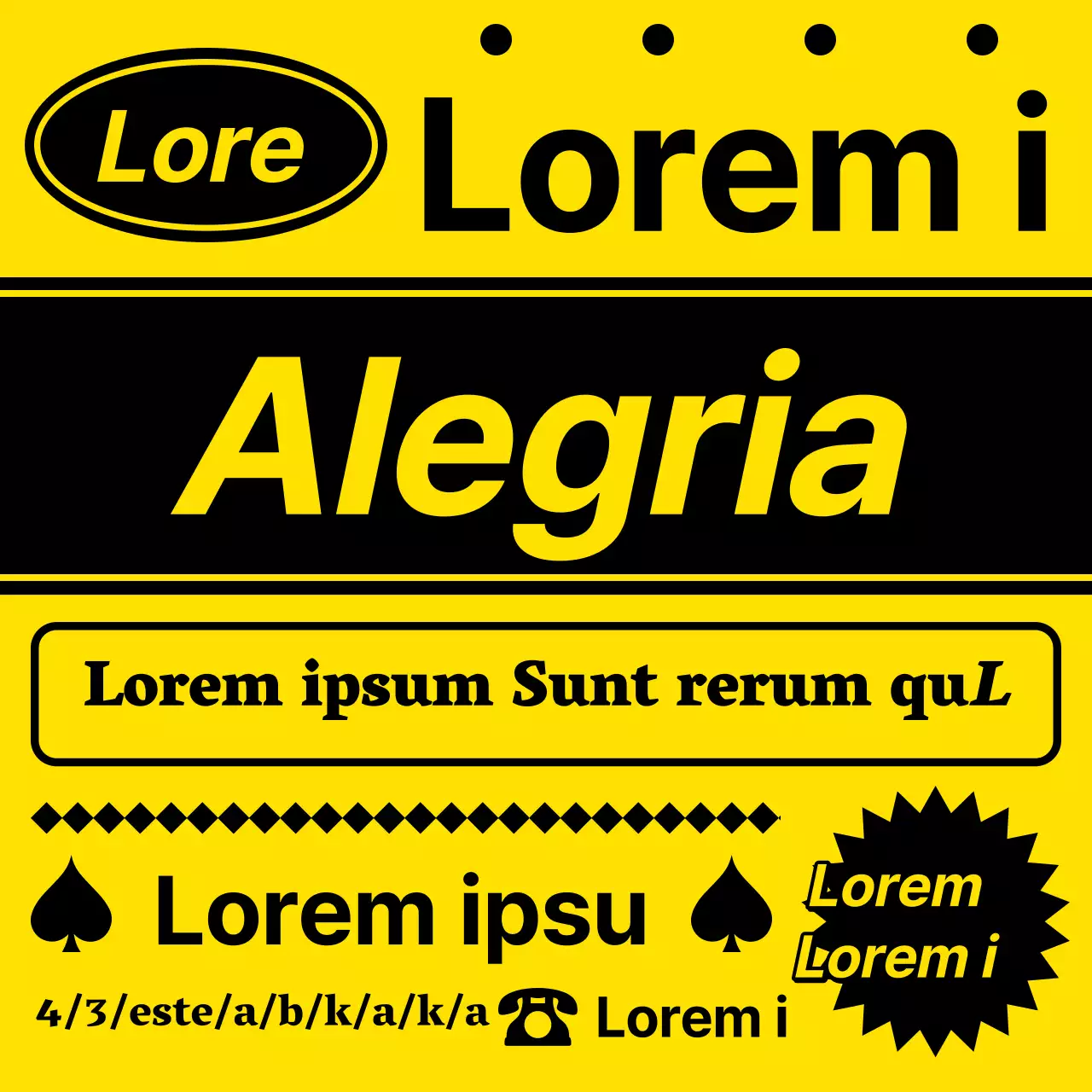 Um lema escolar retro em amarelo e preto @schoolmarms