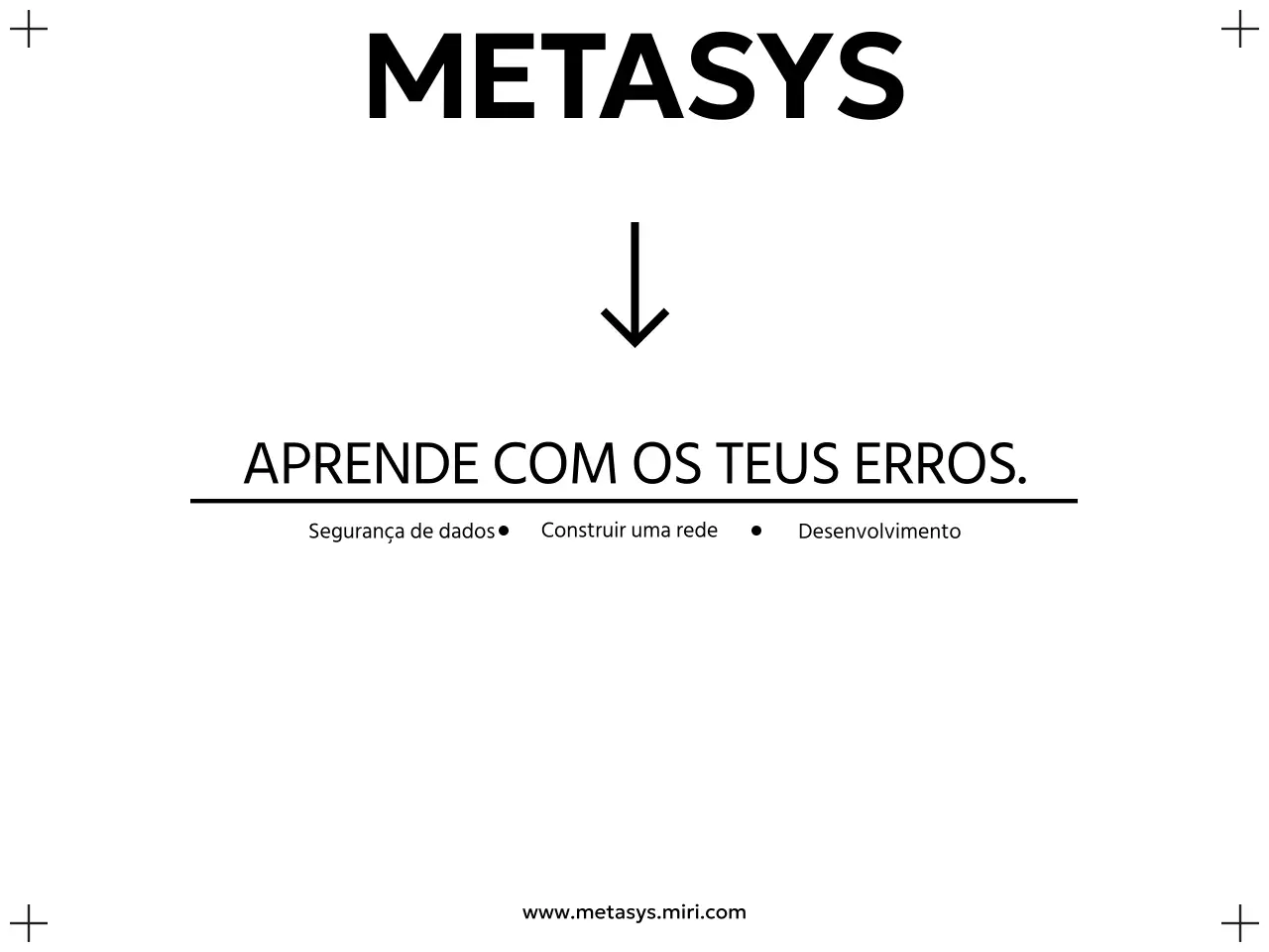 Desenho da capa com uma composição tipográfica simples