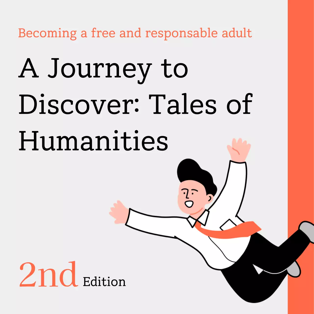 오렌지 심플 휴머니티 가이드 인스타그램 포스트