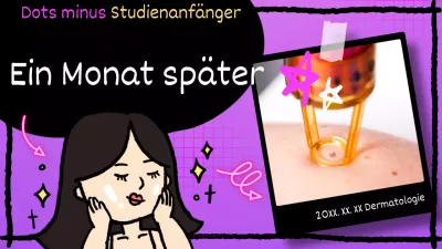 Kitschige lilafarbene Werbespots für Hautbehandlungen