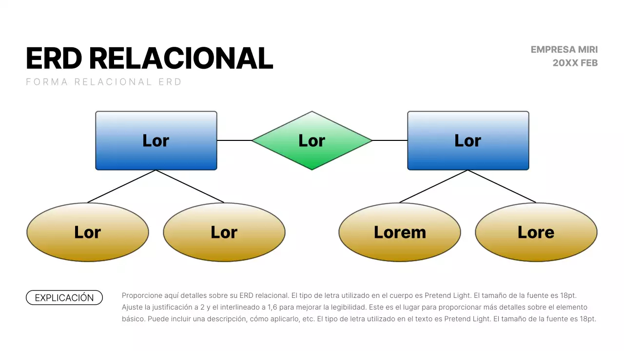 Un moderno informe de diagrama de desarrollo en blanco y azul