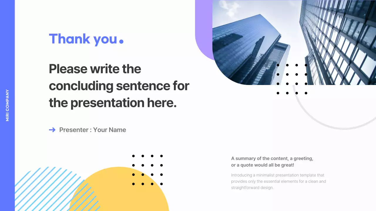 Blue Minimal Guide Presentation