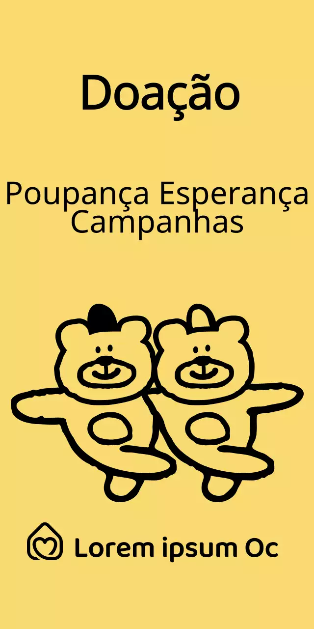 Campanha de partilha com ilustrações de desenhos engraçados