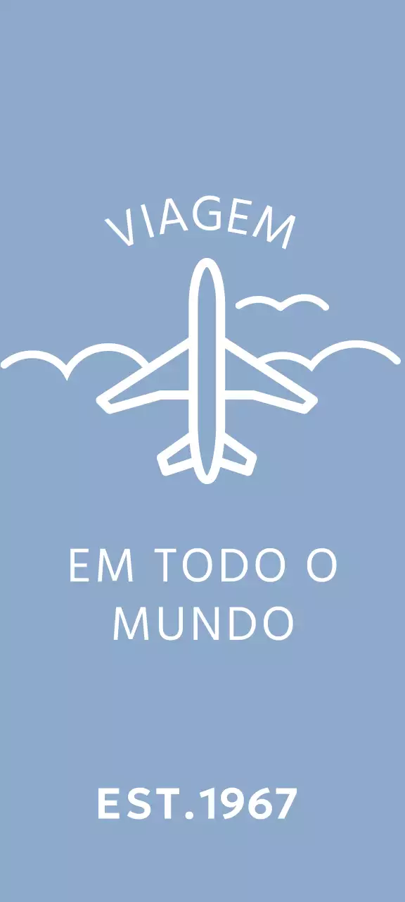 Um conceito simples de agência de viagens com uma ilustração de um avião