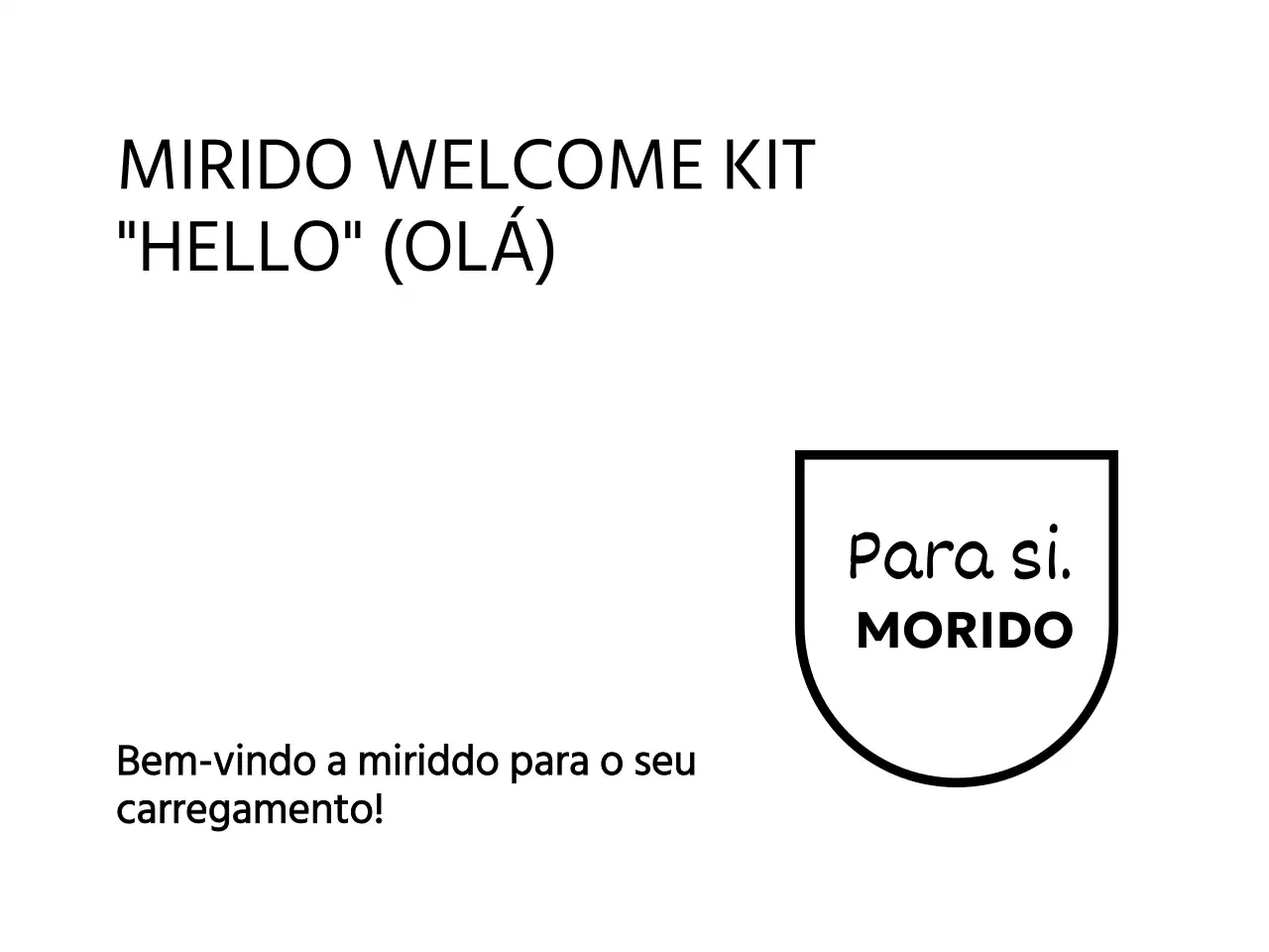 Kit de boas-vindas para empresas com tipos de letra góticos e cursivos