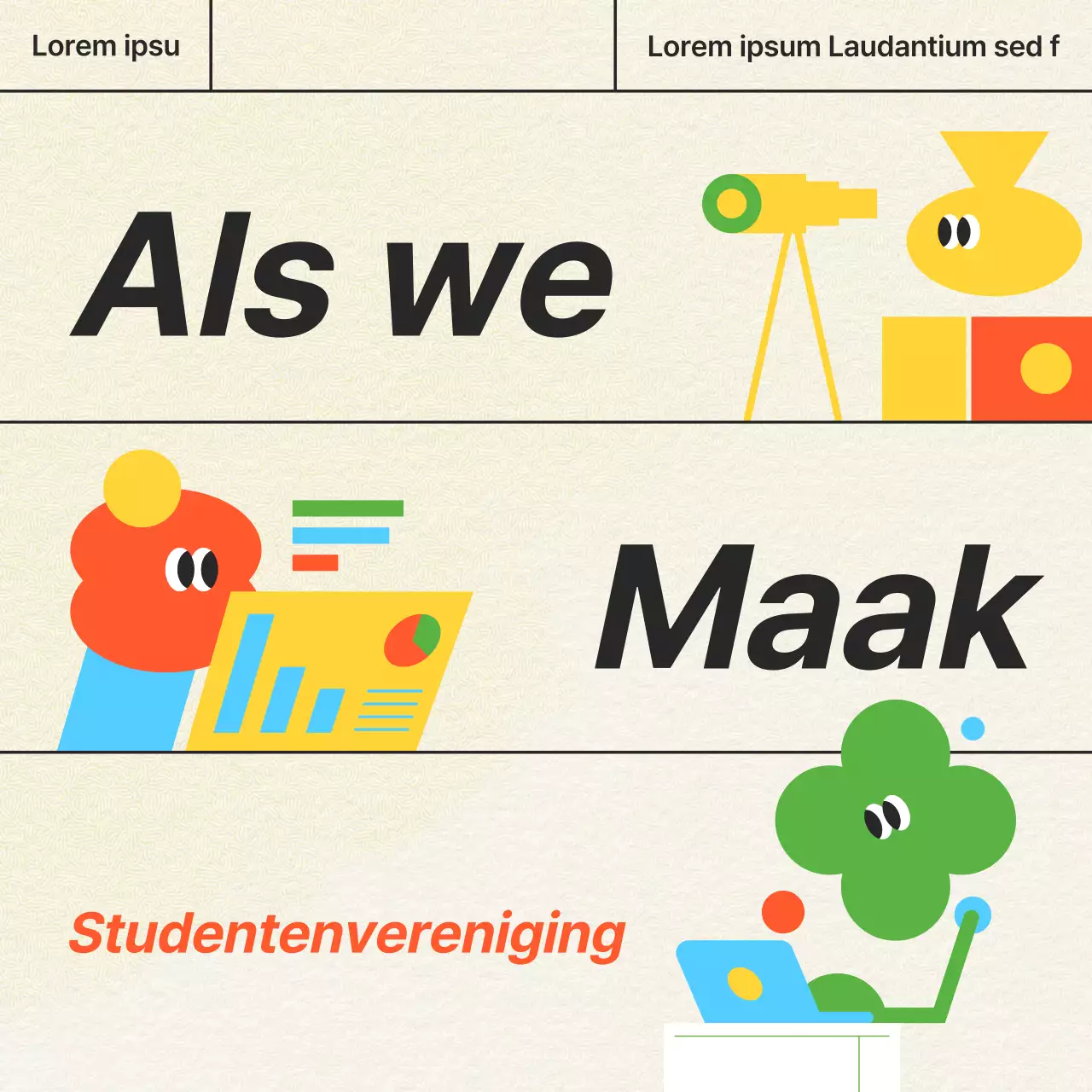 De stemming van de ivoor en oranje studentenvereniging promoten