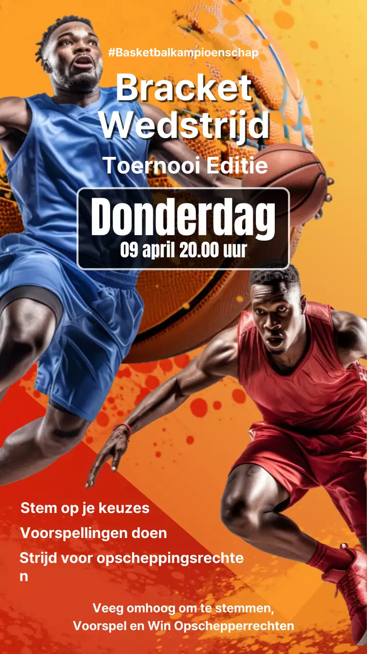 Rode en oranje kitscherige maart-waanzin stemadvertenties