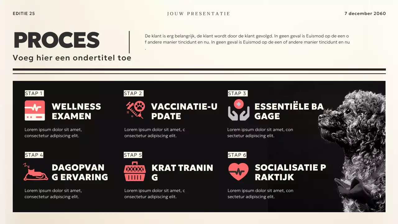 Zwart en Beige Vintage Nieuws-Thema Zakelijk Materiaal