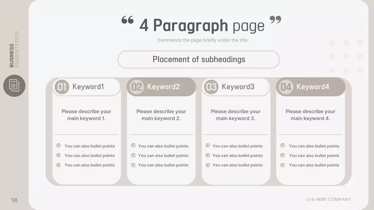 Beige Professional Template Presentation