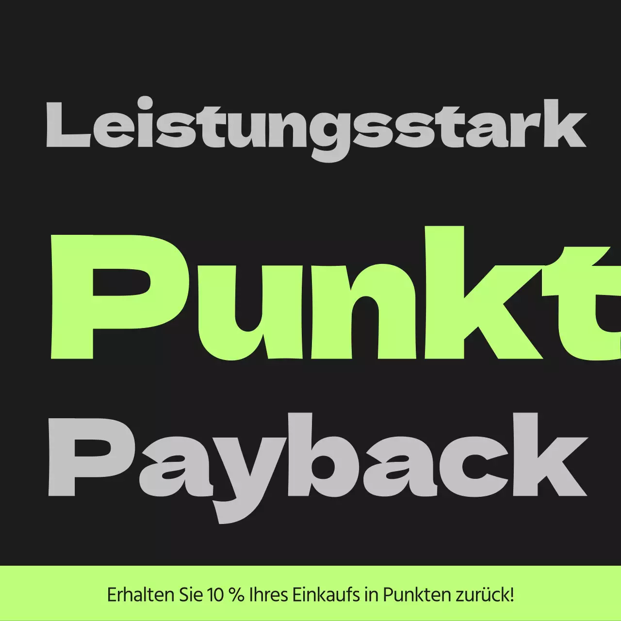 Cyberpunk points payback post in schwarz und lindgrün