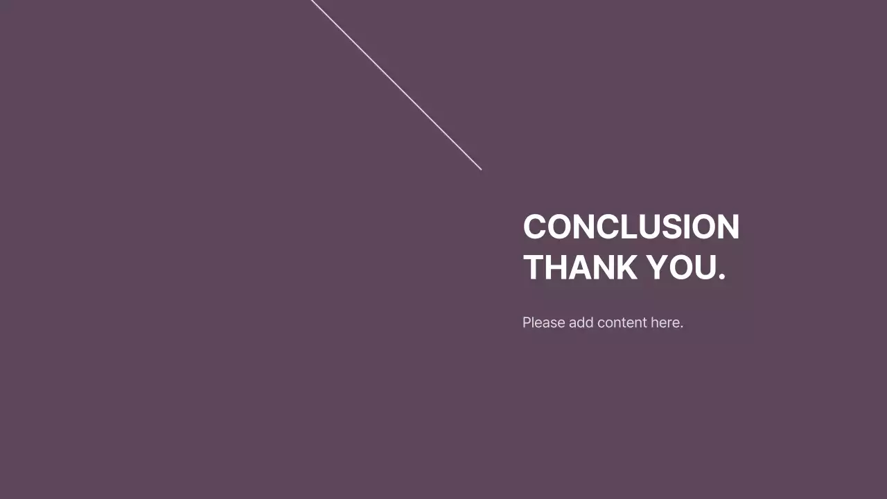 Purple Minimalist Template Presentation