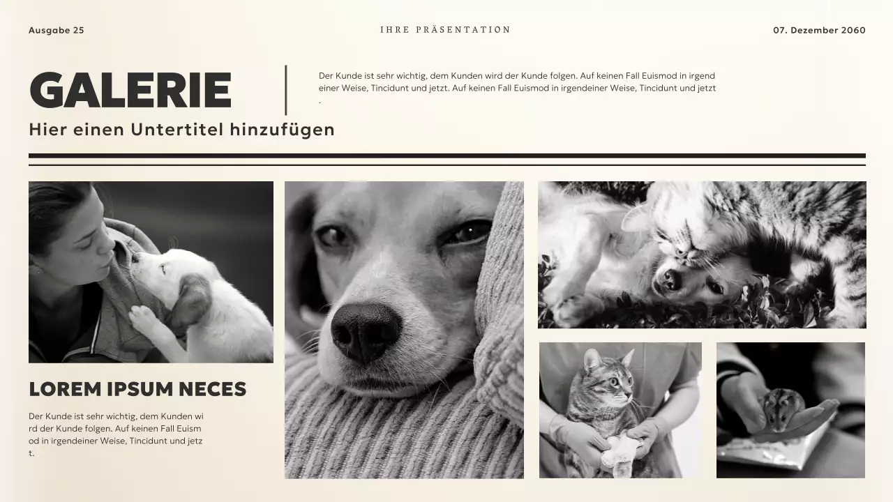 Schwarz und Beige Vintage News Theme Business Material