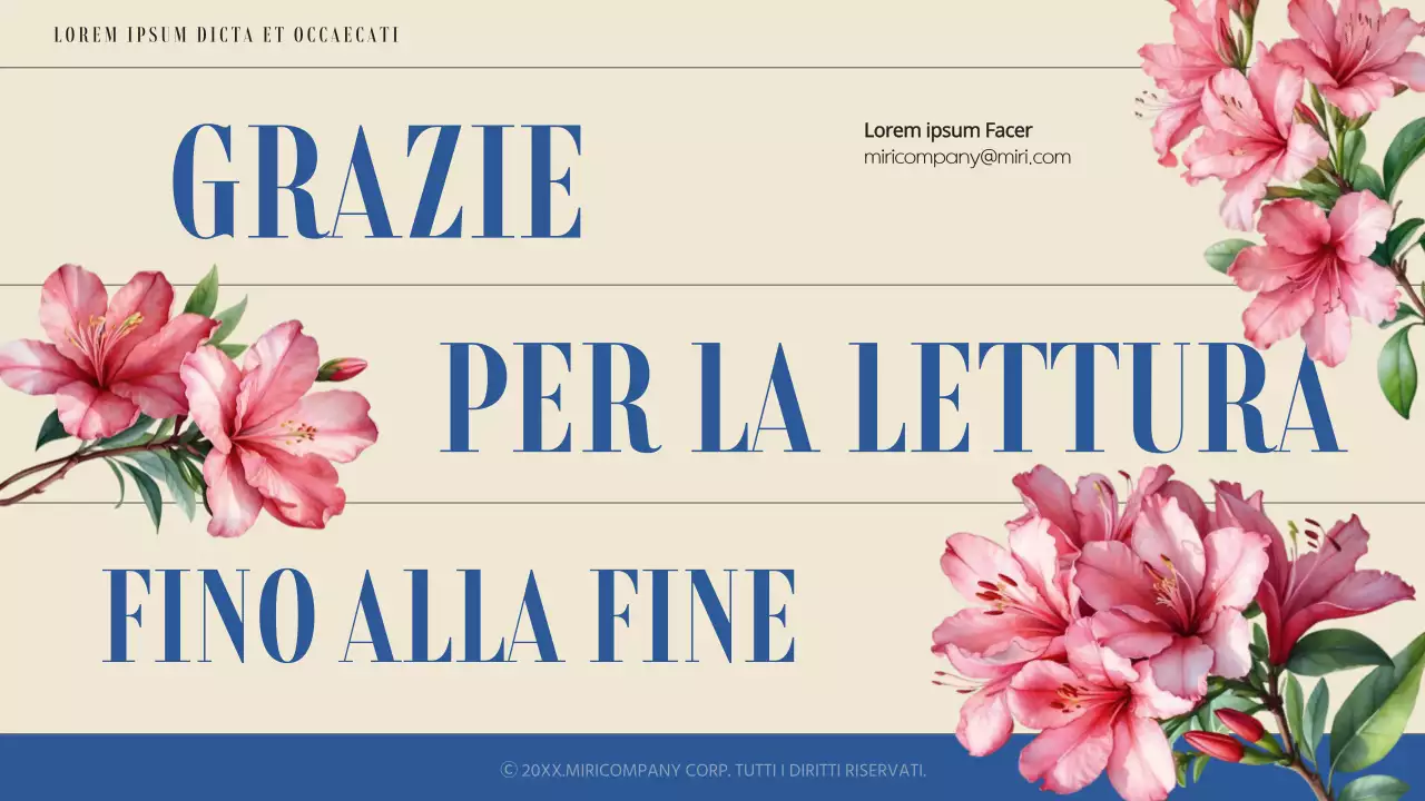 Semplice e sentimentale presentazione floreale primaverile in blu e avorio