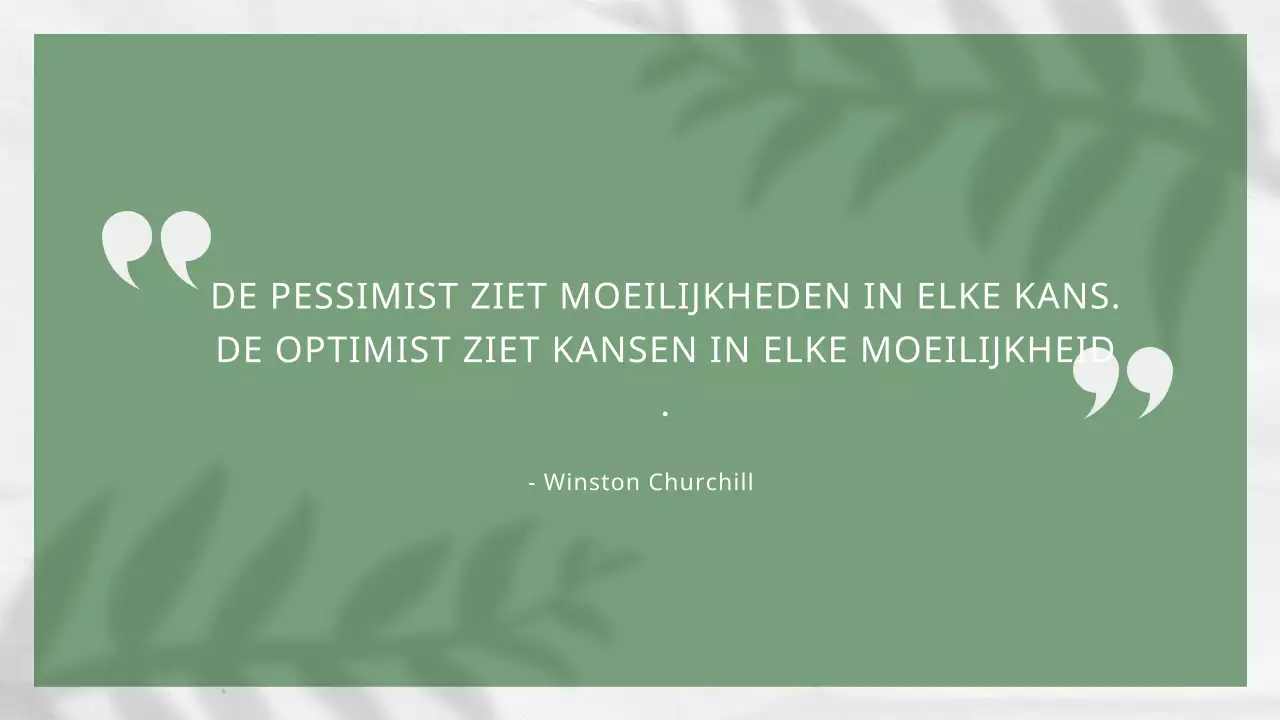 Wit en groen zakelijk rapportagemateriaal met natuurthema