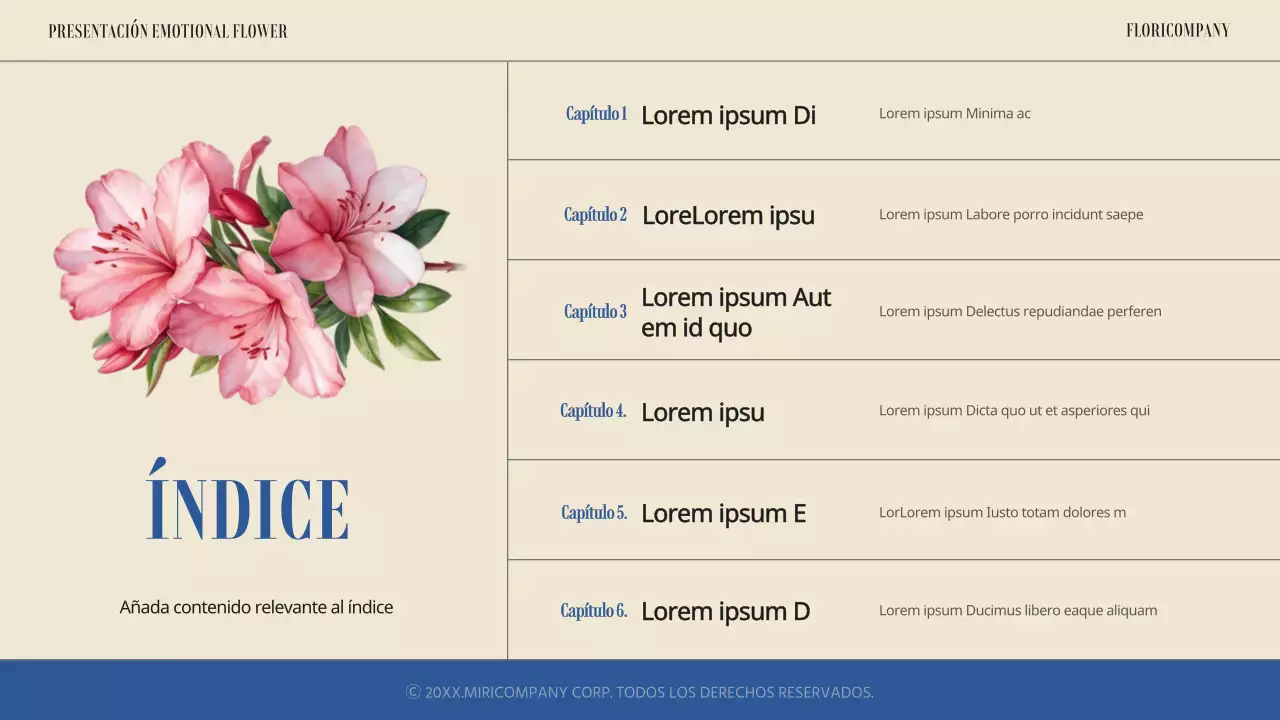 Sencilla y sentimental presentación floral primaveral en azul y marfil