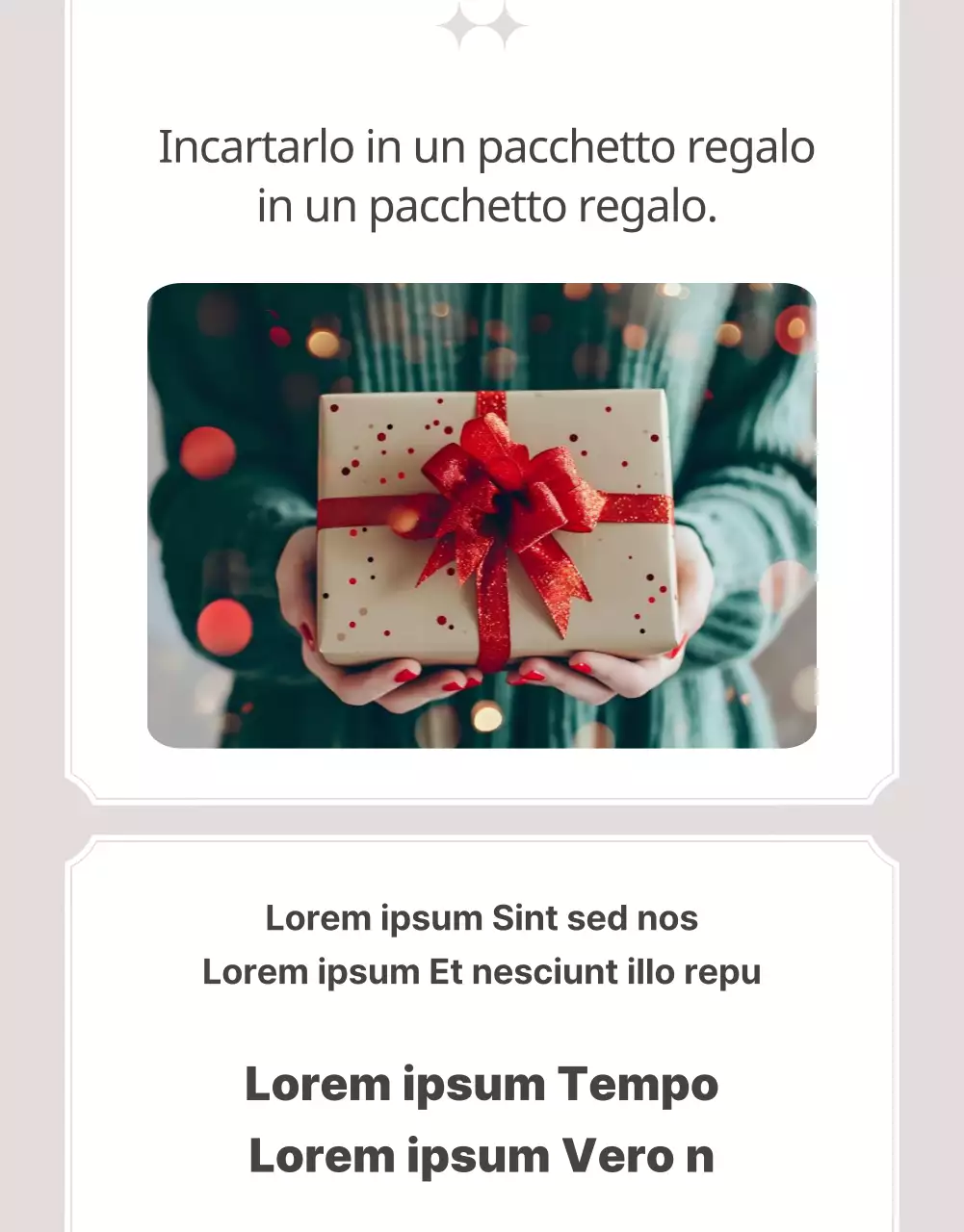 Promuovere una torta da forno classica in beige