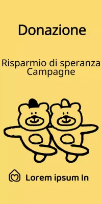 Campagna di condivisione con simpatiche illustrazioni