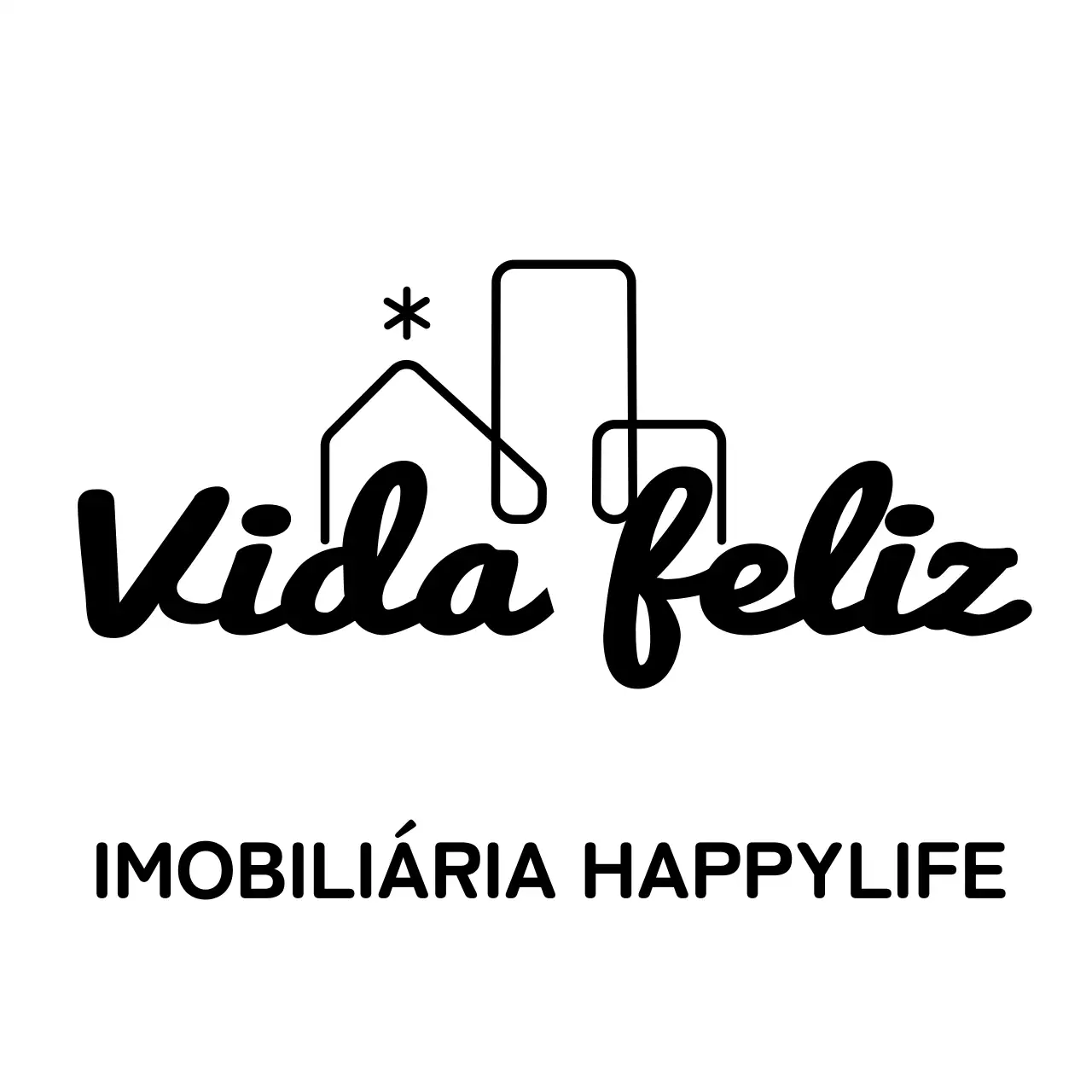 Conceito simples de imóvel com ilustrações de tirolesa