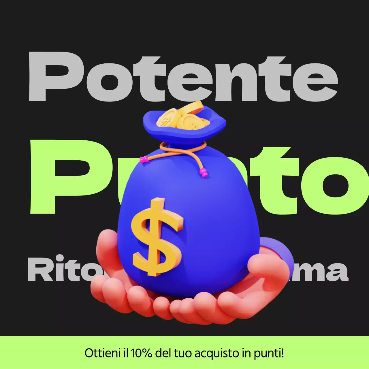 Posta in gioco Cyberpunk punti in nero e verde lime