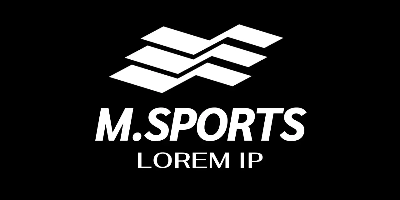 Logotipo geométrico de gimnasio