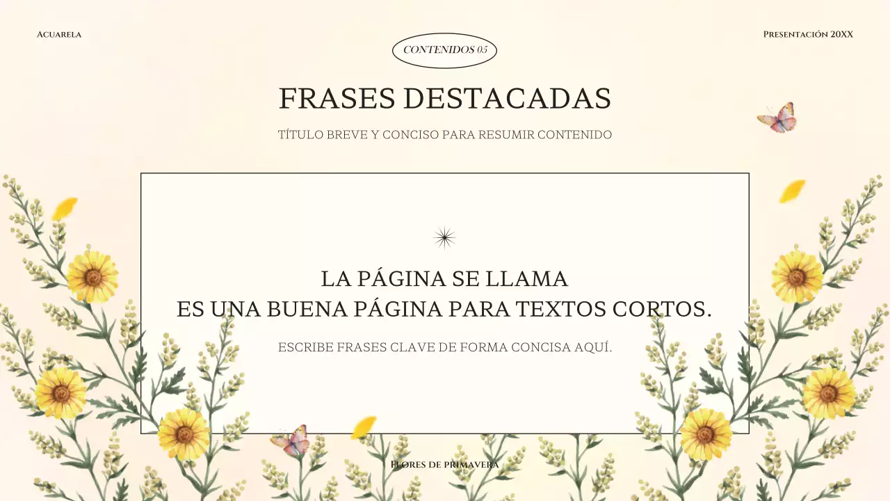 Clásica presentación floral primaveral en amarillo y verde