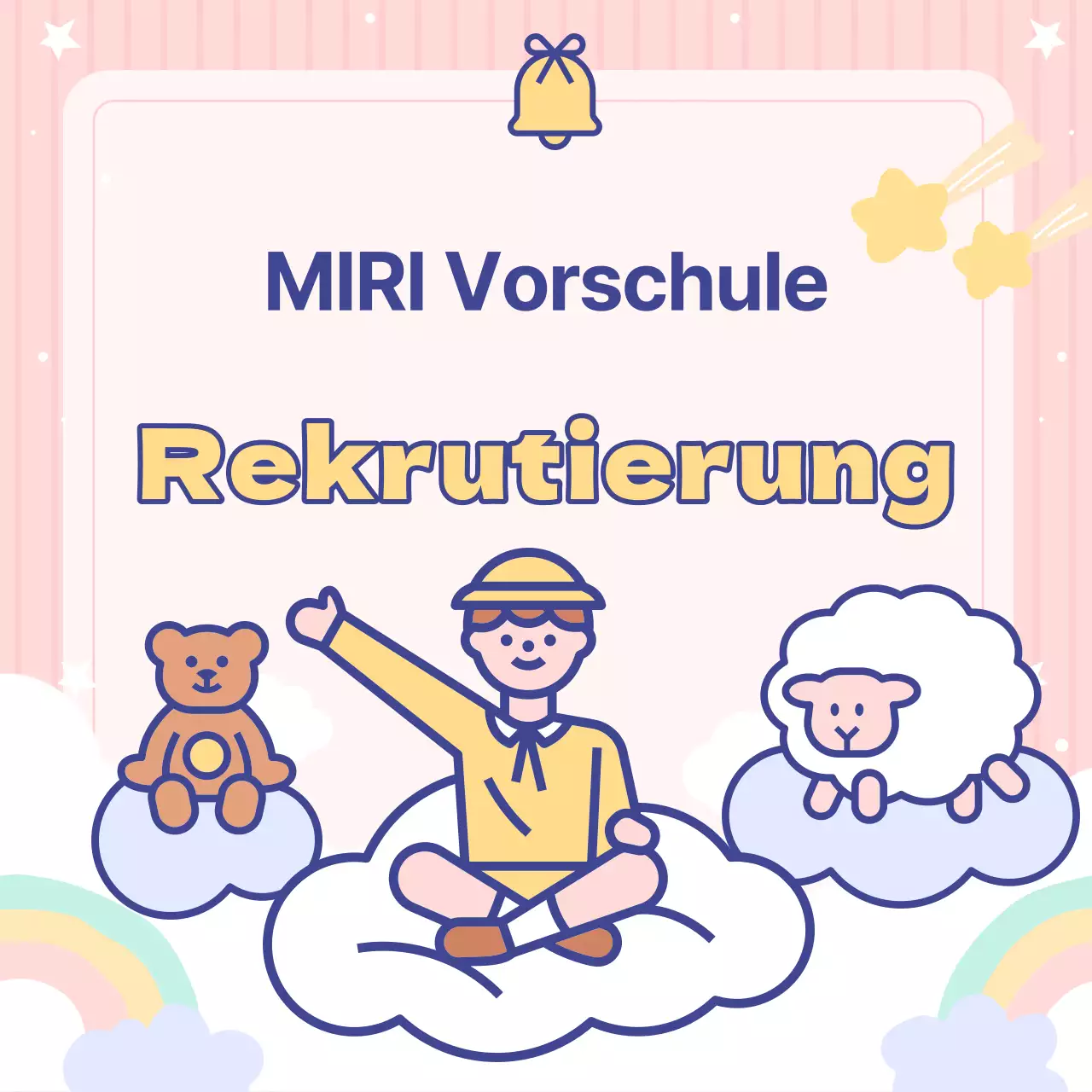 Bezaubernde hellblaue und rosa Kindergarten Kleinanzeigen