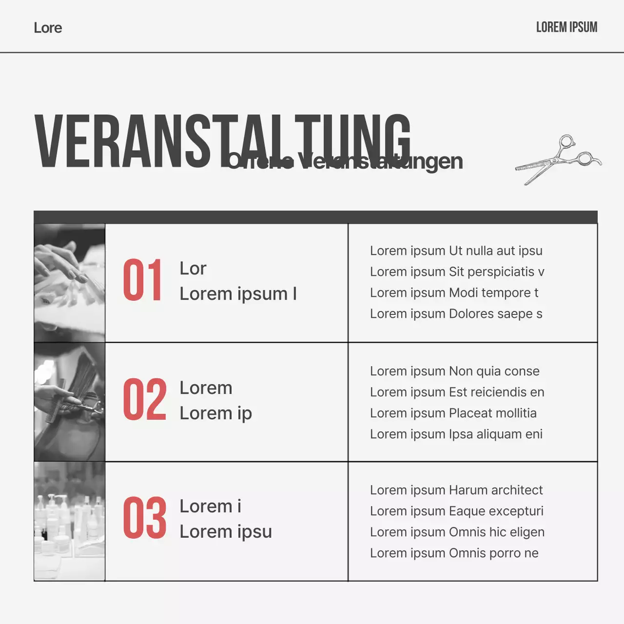 Red's modern hair brand post