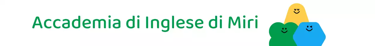 Simpatica accademia inglese in giallo, verde e blu