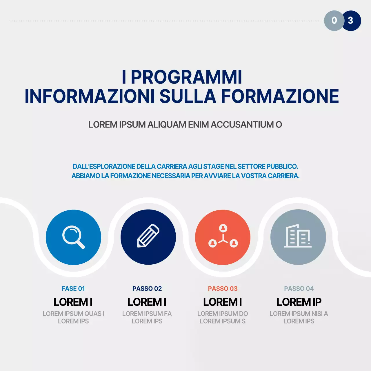 Informazioni sul programma di sostegno all'occupazione femminile Red and Blue Simple Career