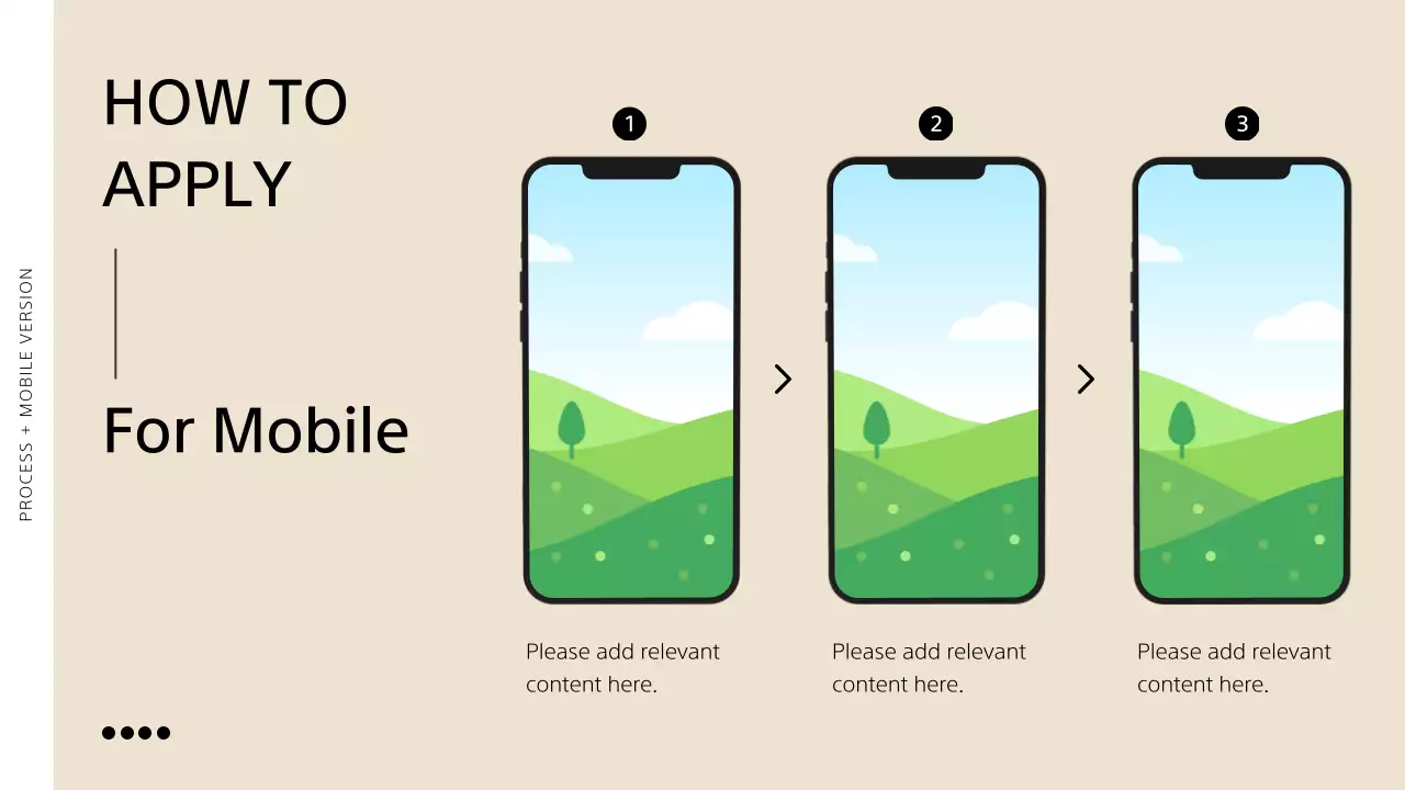 베이지 모던 사진 가이드 프레젠테이션