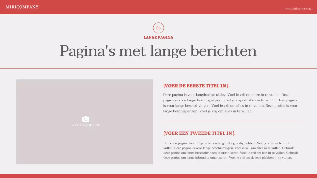 Minimalistische nummering in ivoorrood