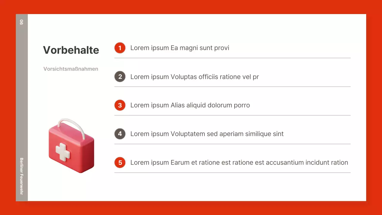 Einfache rote und braune CPR-Schulungsmaterialien