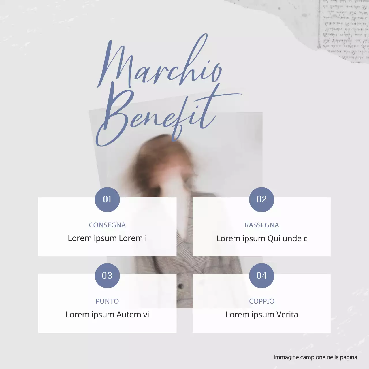 Promuovere un marchio di abbigliamento di moda vintage in bianco e nero