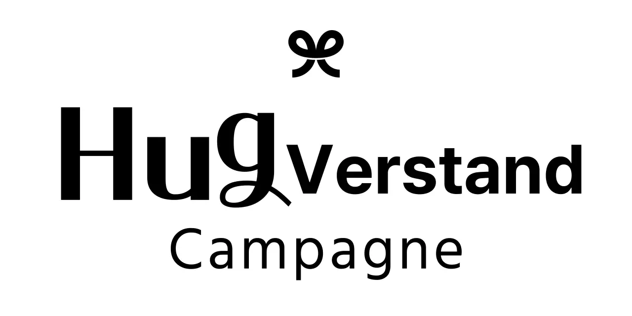 Campagne vrijwilligersorganisatie met lintillustratie